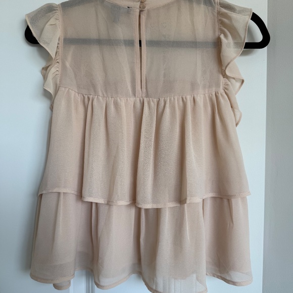 Brown Wide Coated Pants, Talla S - Picture 2 of 3